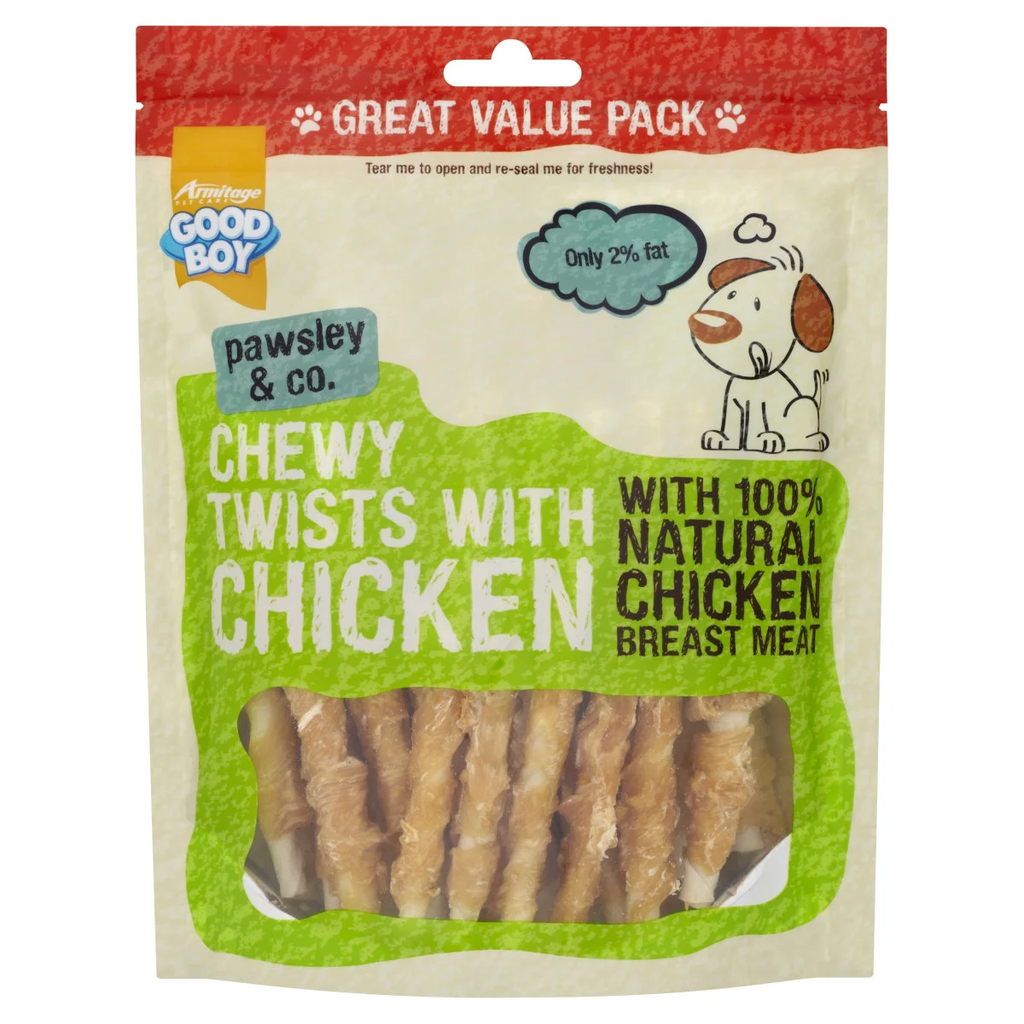 Armitage Chewy Twists 320g Value Pack Chicken PetsWyak