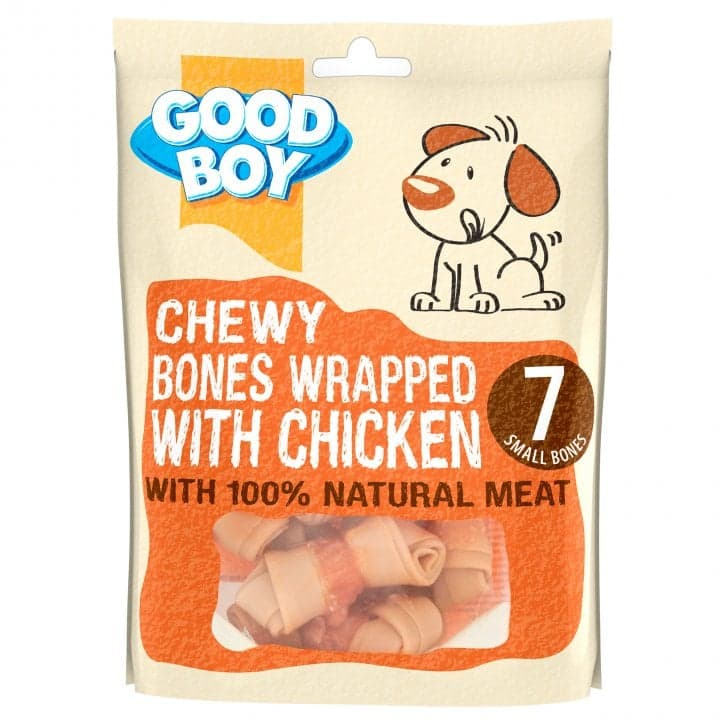 Armitage Mini Chewy Wrapped Bones 7 Pcs Chicken Wrapped PetsWyak