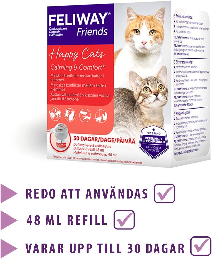 Ceva Feliway Friends Diffuser + Refill - 48ml