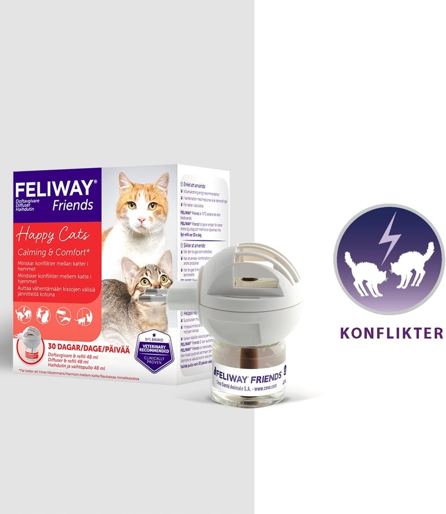 Ceva Feliway Friends Diffuser + Refill - 48ml