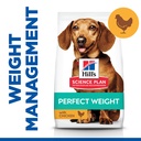 Hill’s Science Plan Perfect Weight Small & Mini Adult Dog Food With Chicken - 1.5kg