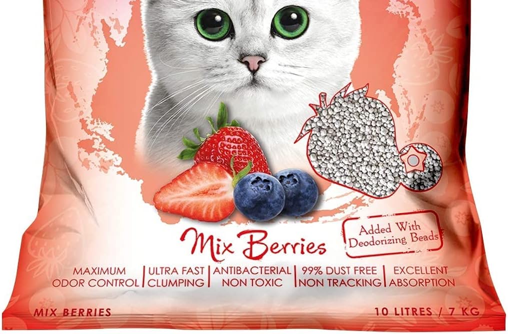 Kit Cat Classic Clump Mix Berries - 10L