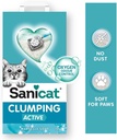 SANICAT Clumping White Active Cat Litter - 10L