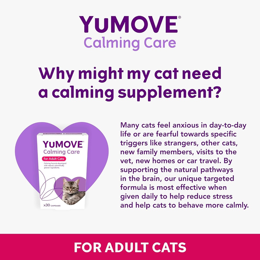 YuMOVE Calming Care for Cats - 30 Caps