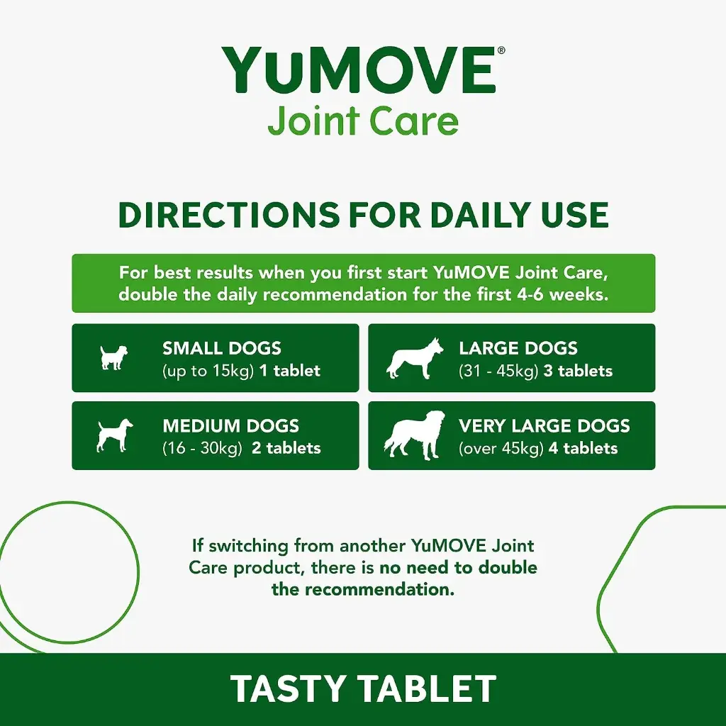 YuMOVE Joint Care for Young Dogs - 60 Tabs