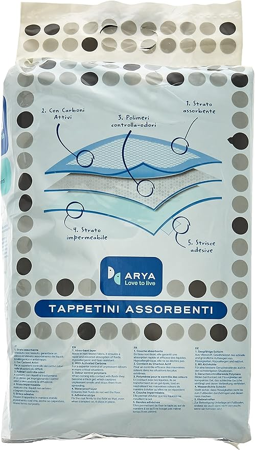 LindoCat Arya Puppy Pads with Activated Carbon 60x90 cm / 10-pack_1