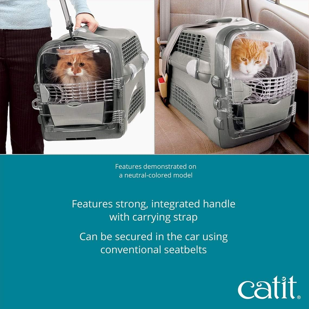 Catit Cabrio Cat Carrier System - Blue/Grey