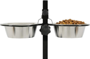 Zolux Adjustable Stand with Stainless Steel Dog Bowls - 0.7L_2