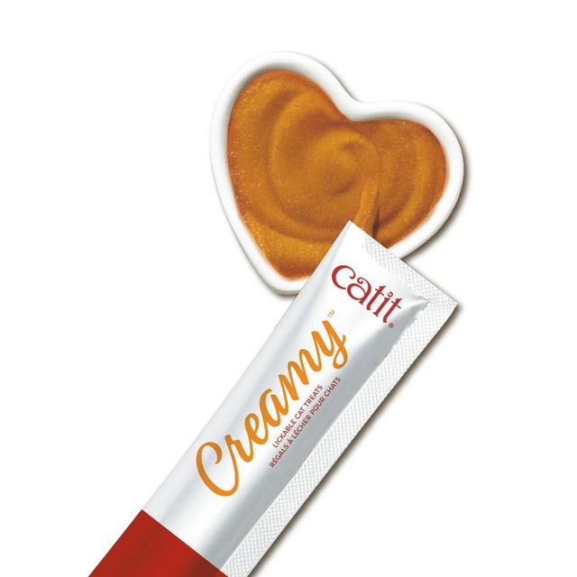 Catit Creamy Lickable Treats Chicken - 10 Tubes