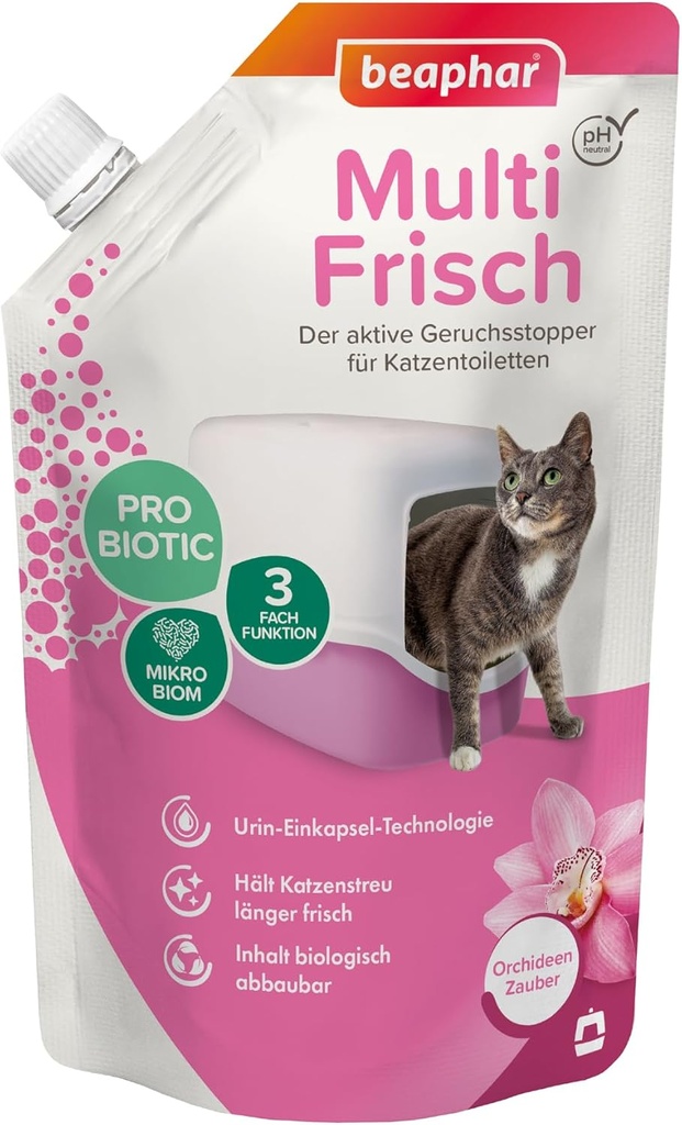 Beaphar: Cat Litter Odour Killer Multi Fresh - 400g | Floral Scent