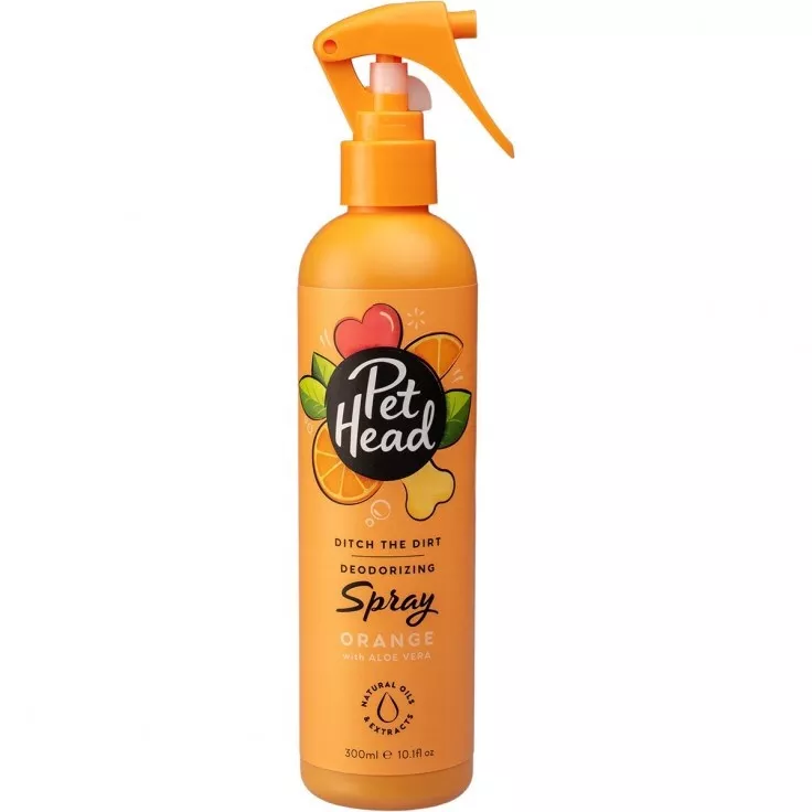 Pet Head: Ditch The Dirt Spray - 300ml | Orange with Aloe Vera