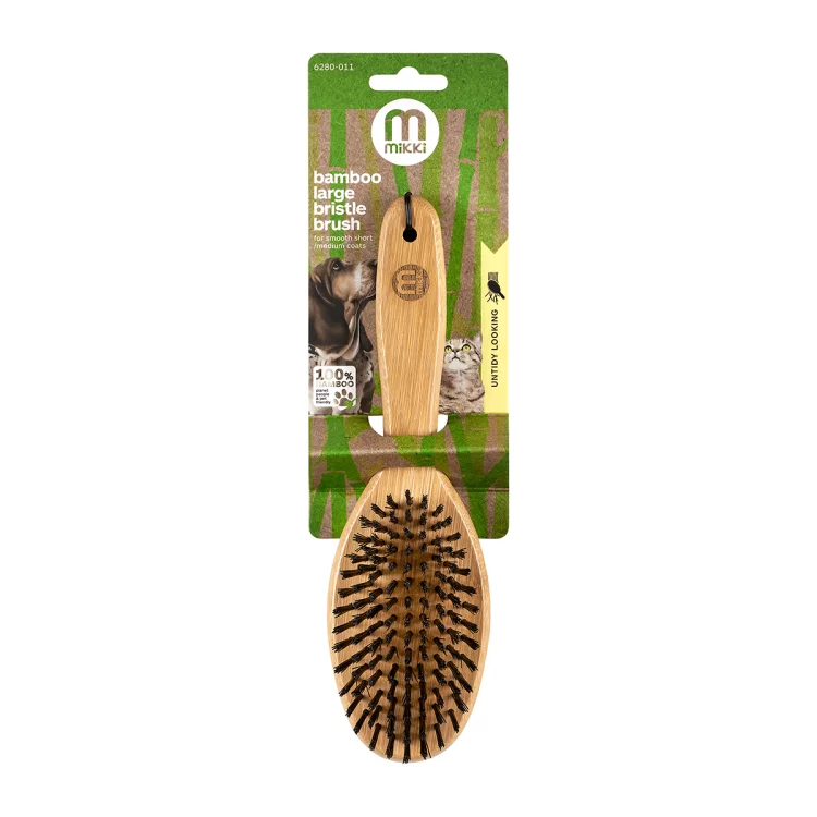 Mikki: Bamboo Bristle Brush - Large