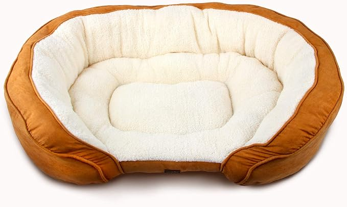 All For Paws: Luxury Lounge Bed Medium/Tan