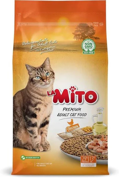 Mito Dry Cat Food Chicken - 15 Kg