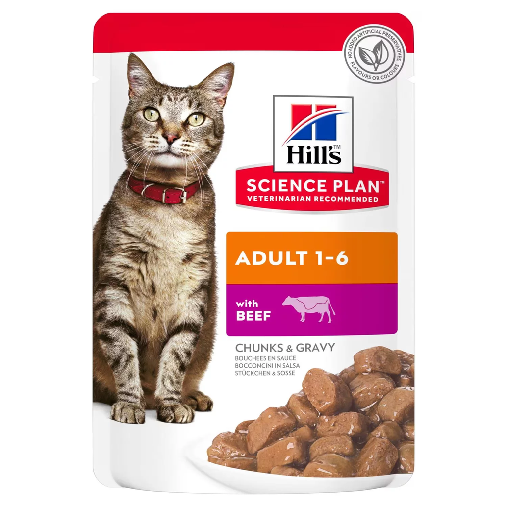 Hill's: Science Plan Adult Cat Wet Food Pouch - 85g | Beef