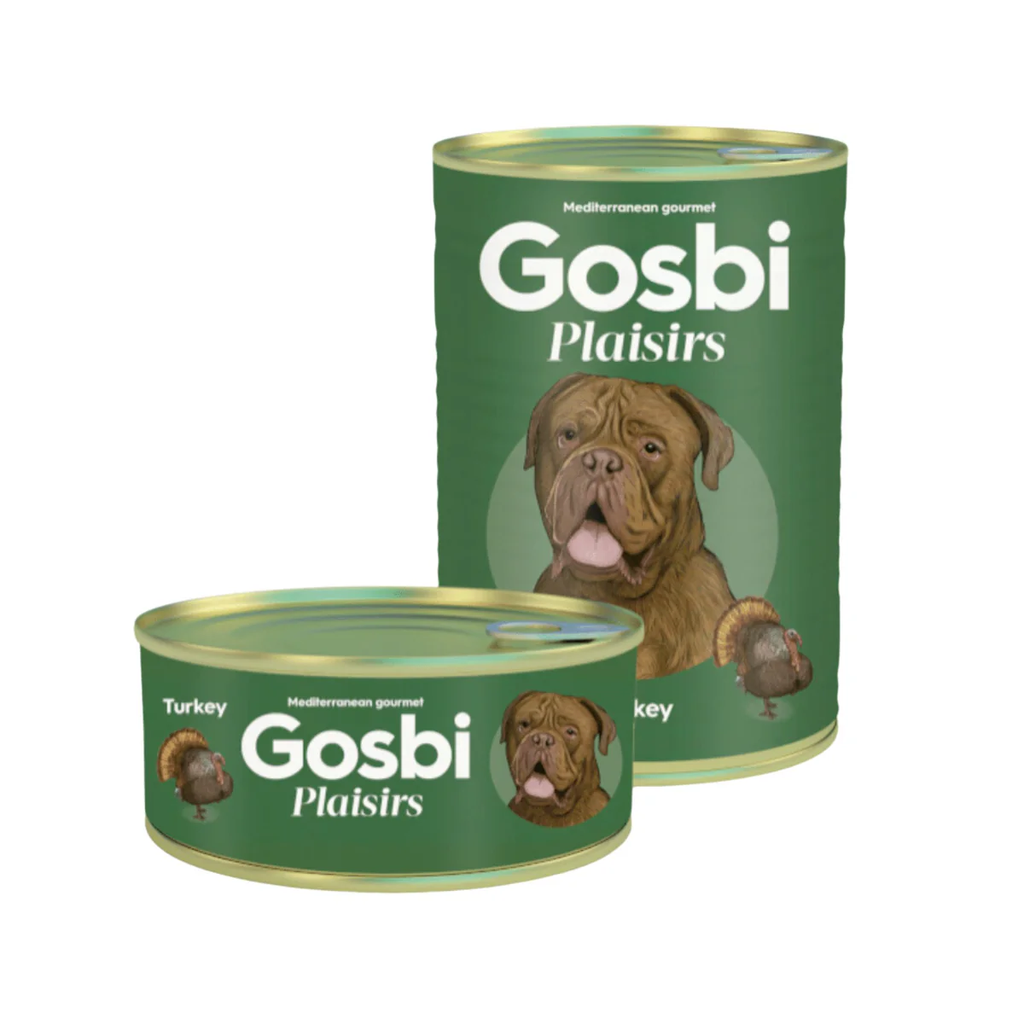 Gosbi: Plaisirs Canned Wet Dog Food - 185g | Turkey