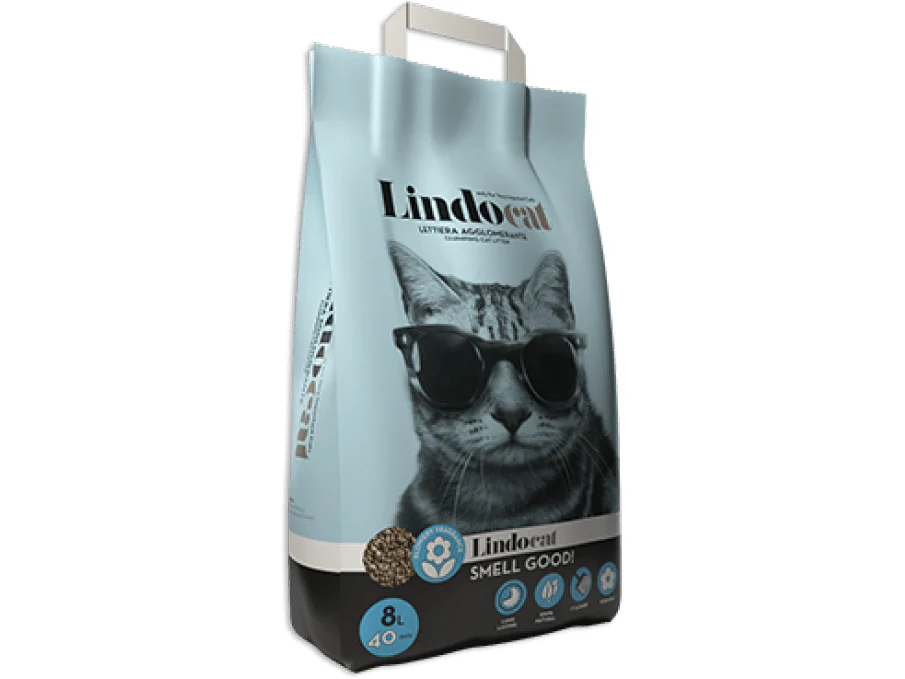 LindoCat Natural Bentonite Smell Good - 8L (Floral & Fruity)