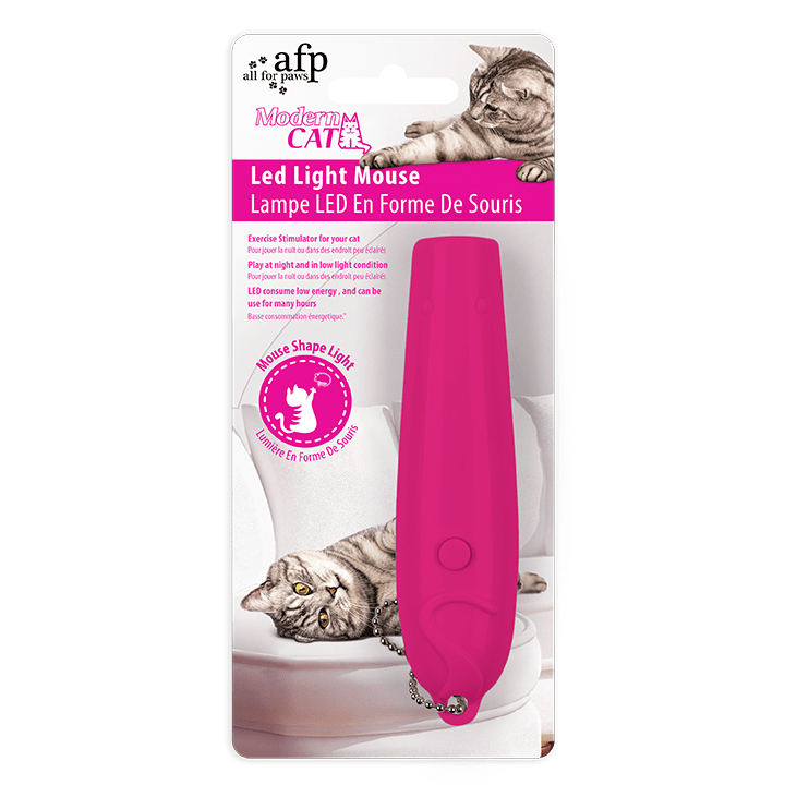 All For Paws: LED Light Mouse - Pink