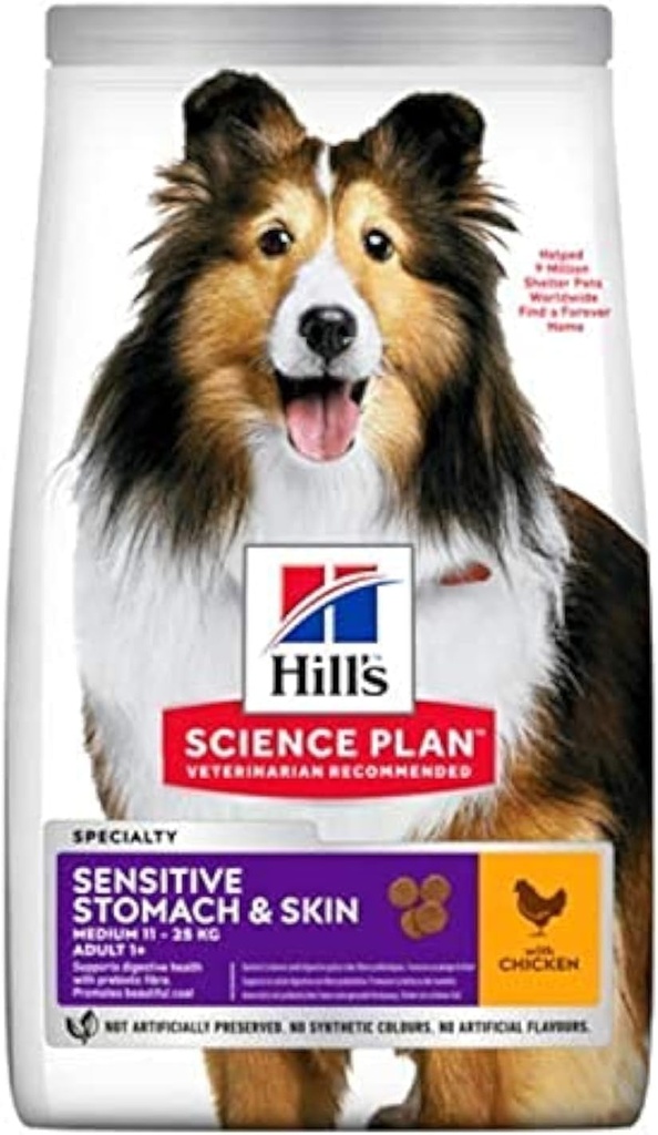 Hill's: Science Plan Sensitive Stomach & Skin Medium Adult Dog Food - 2.5kg | Chicken