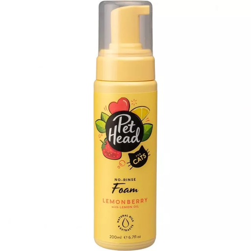 Pet Head: Felin' Good Foam - 200ml | Lemon Berry with Lemon Oil