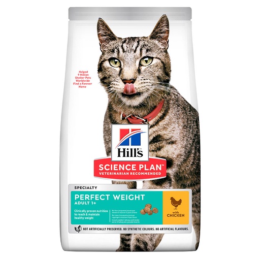 Hill’s: Science Plan Perfect Weight Adult Cat Food - 2.5kg | Chicken