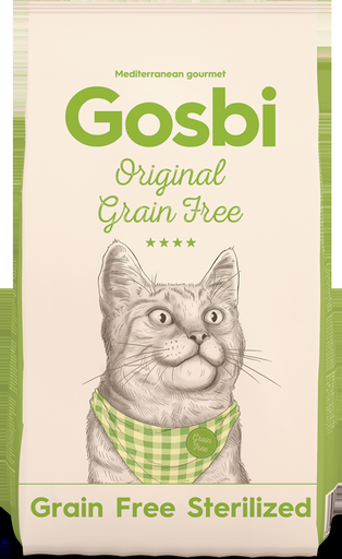 Gosbi: Original Cat Grain Free Sterilized - 3kg