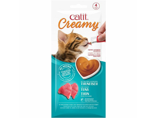 Catit: Creamy Lickable Treats - 4 Tubes x 10g | Tuna