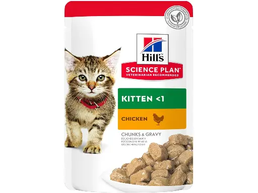 Hill's: Science Plan Tender Chunks In Gravy Kitten Pouch - 85g | Chicken