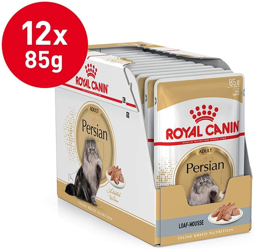 Royal Canin: Feline Breed Nutrition Persian Adult Wet Food Pouch - 85g