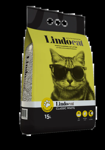 LindoCat Natural Bentonite Classic - 8L (Fragrance Free)