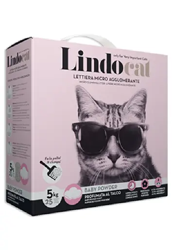 LindoCat Natural Bentonite Baby Powder - 5L (Baby Powder)