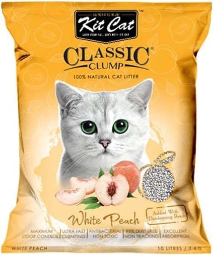 Kit Cat: Classic Clump - 10L | White Peach Fragrance