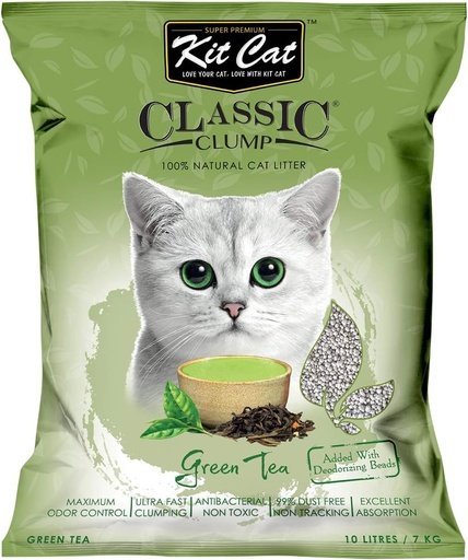 Kit Cat: Classic Clump - 10L | Green Tea Fragrance