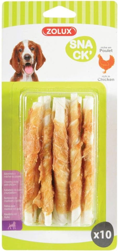 Zolux: Chewing Sticks - 10 Pcs | Chicken