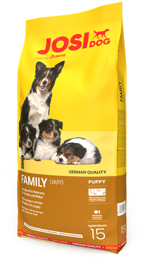 Josera: JosiDog Family Dry Dog Food For Pregnant Dogs & Their Puppies - 15Kg